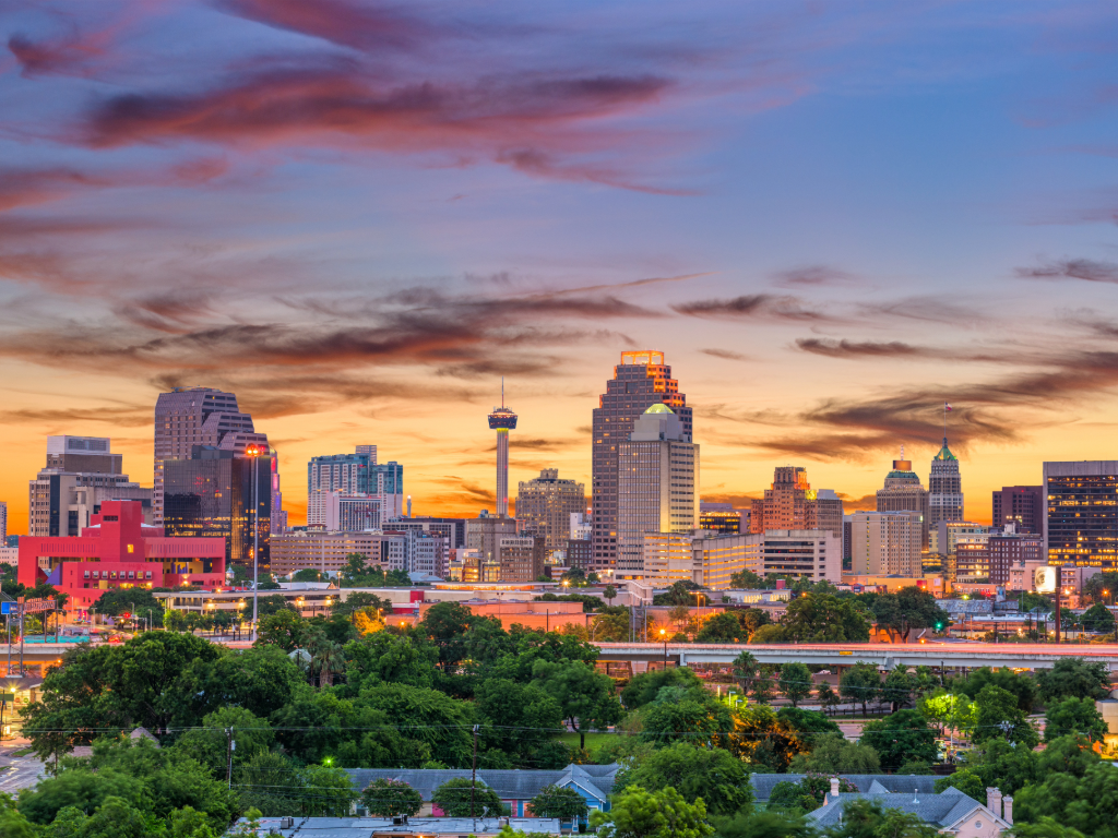 San Antonio TX cityscape